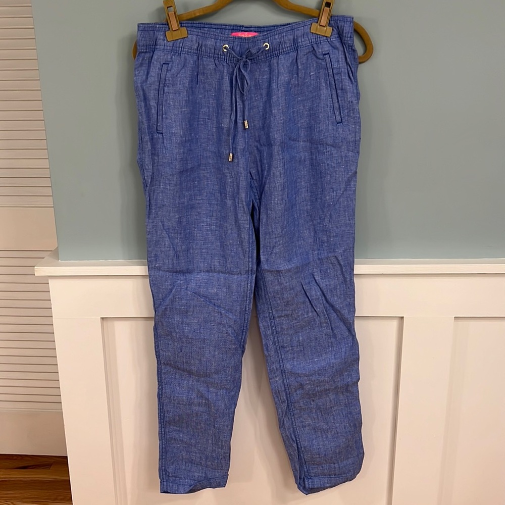 Lilly Pulitzer Linen Pants - worn once and like new!
